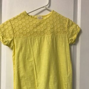 Yellow tee